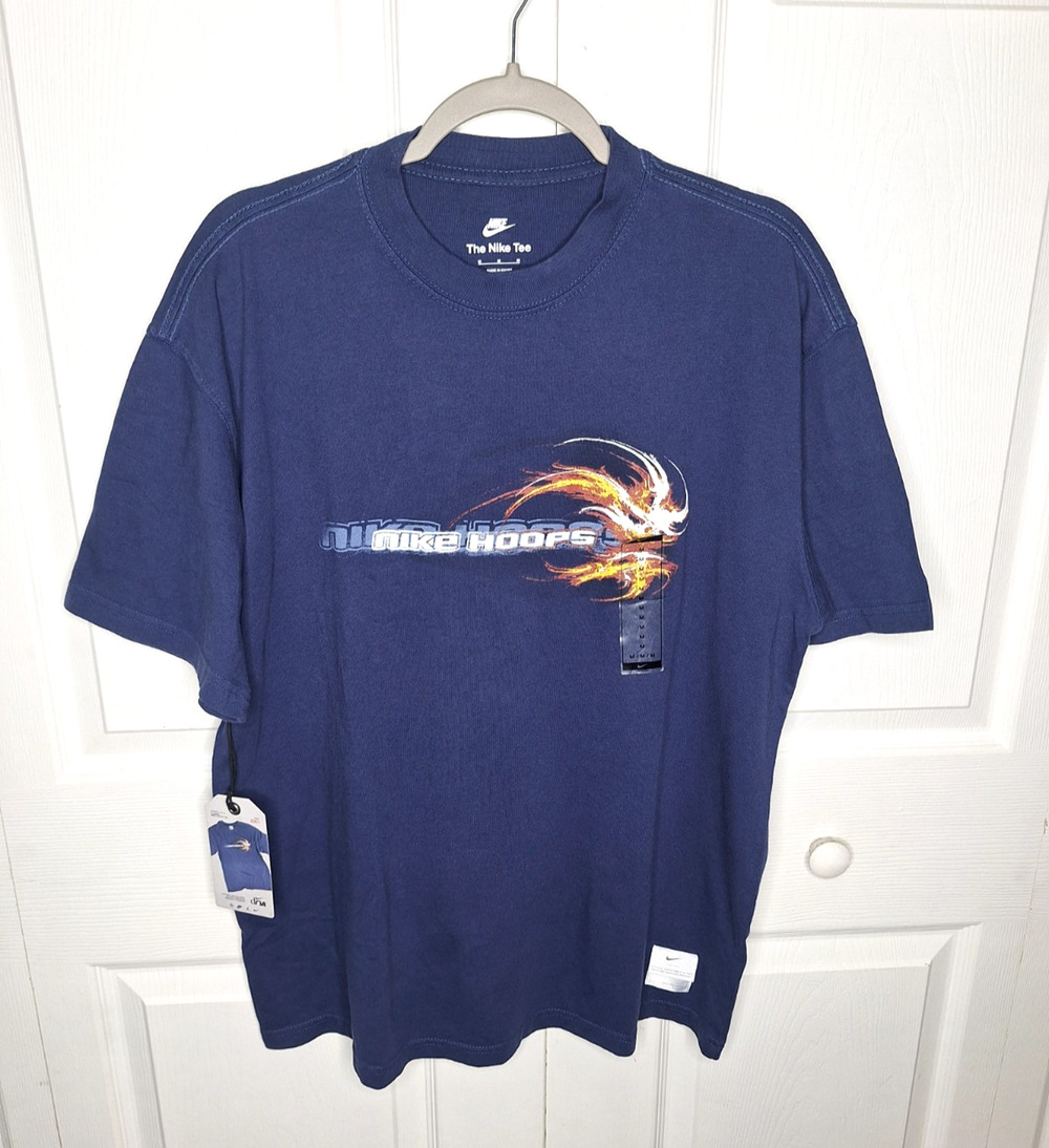 Nike NSW Max 90 Nike Hoops Flaming Basketball T shirt size Medium